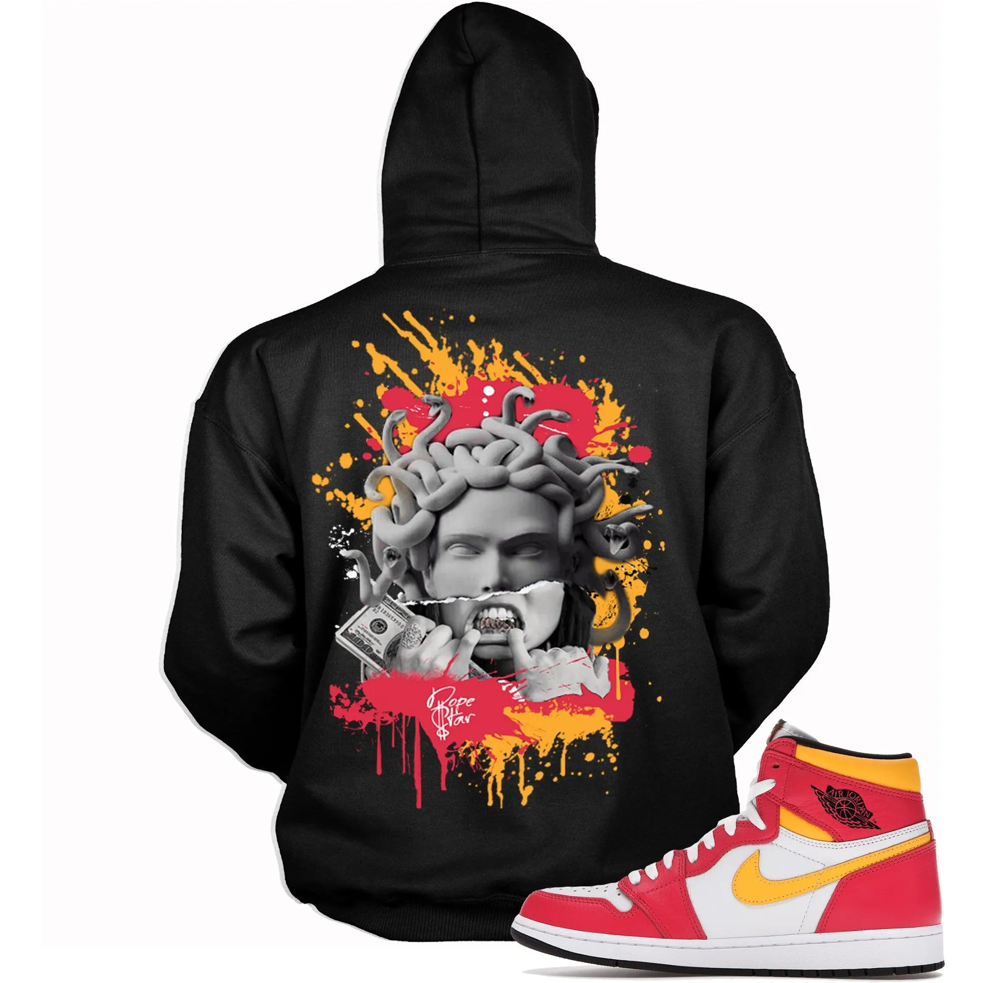 1 High Light Fusion Red Hoodie Medusa