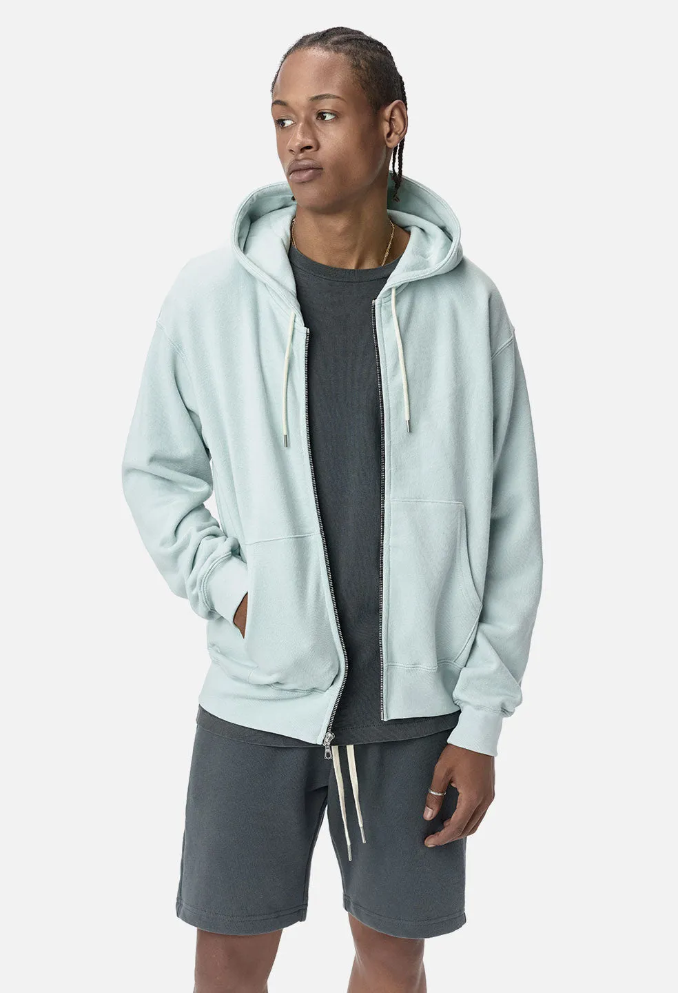 Athens Full Zip / Glacier