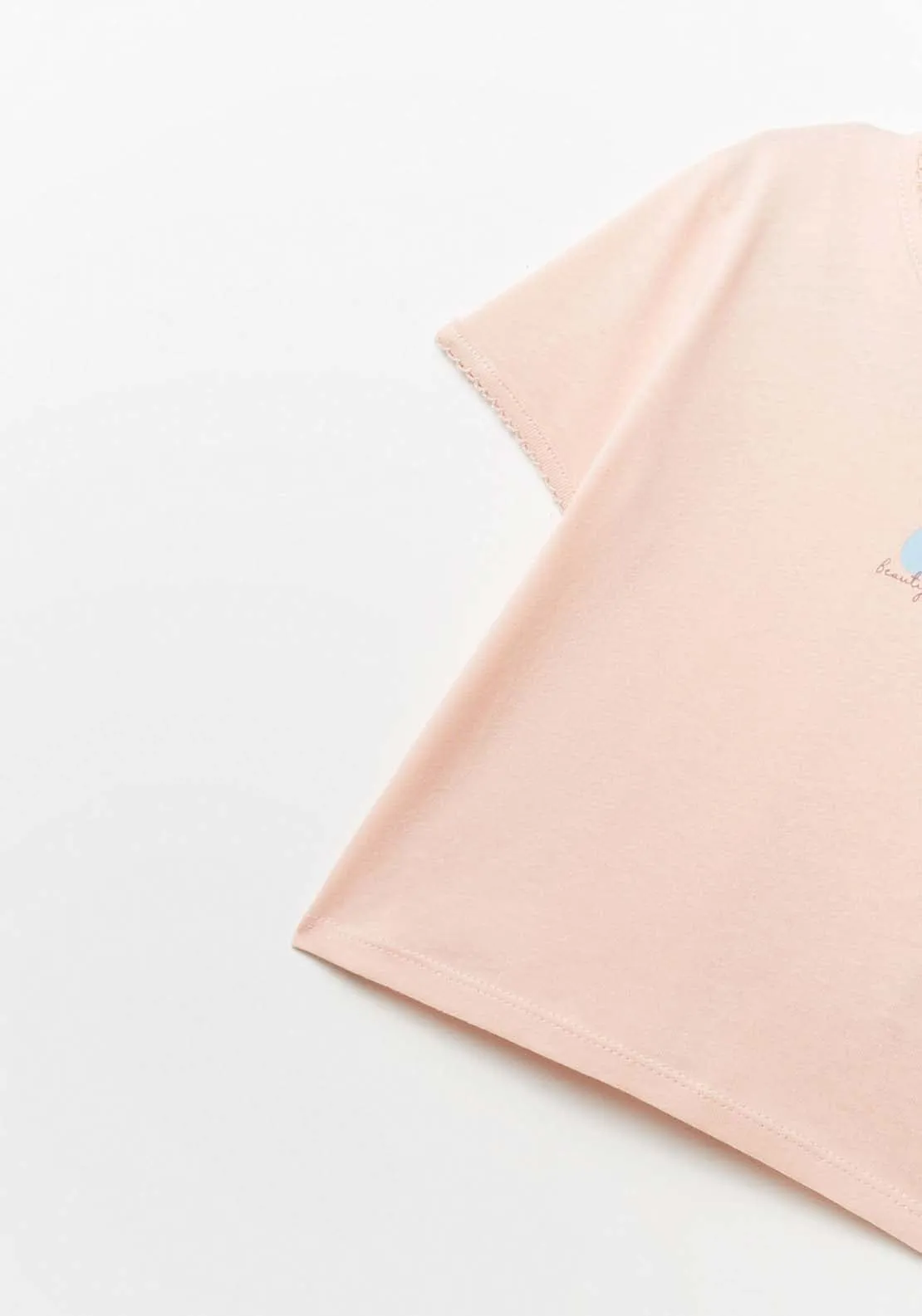 Basic Plain T-Shirt - Pink