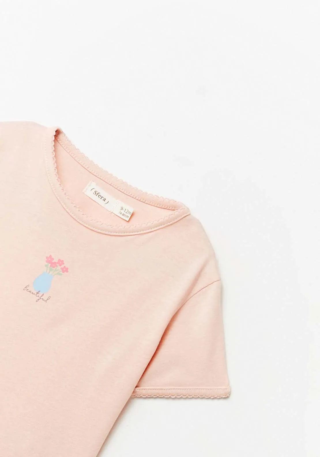 Basic Plain T-Shirt - Pink