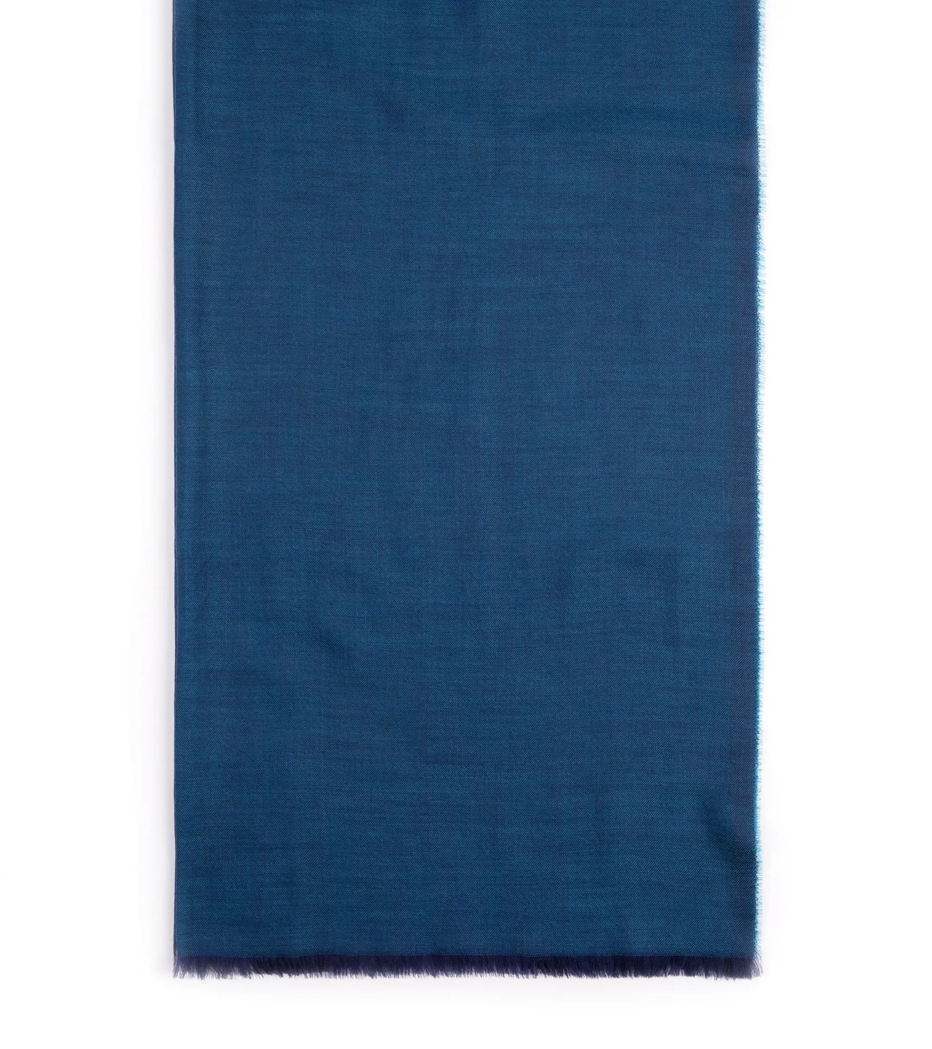 Begg x Co Wispy Solid Superfine Cashmere Scarf: Aegean