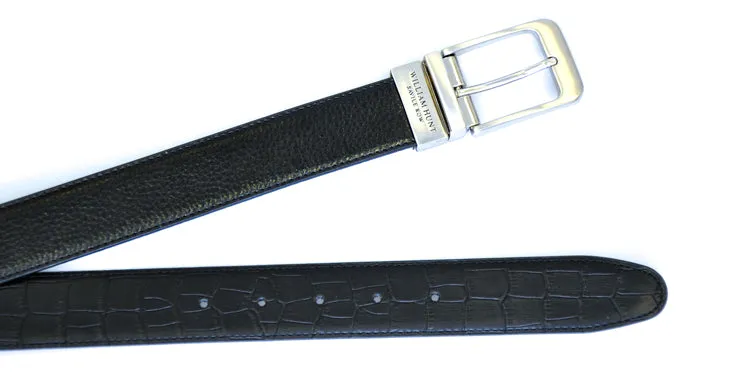 Black Reversible WH Belt