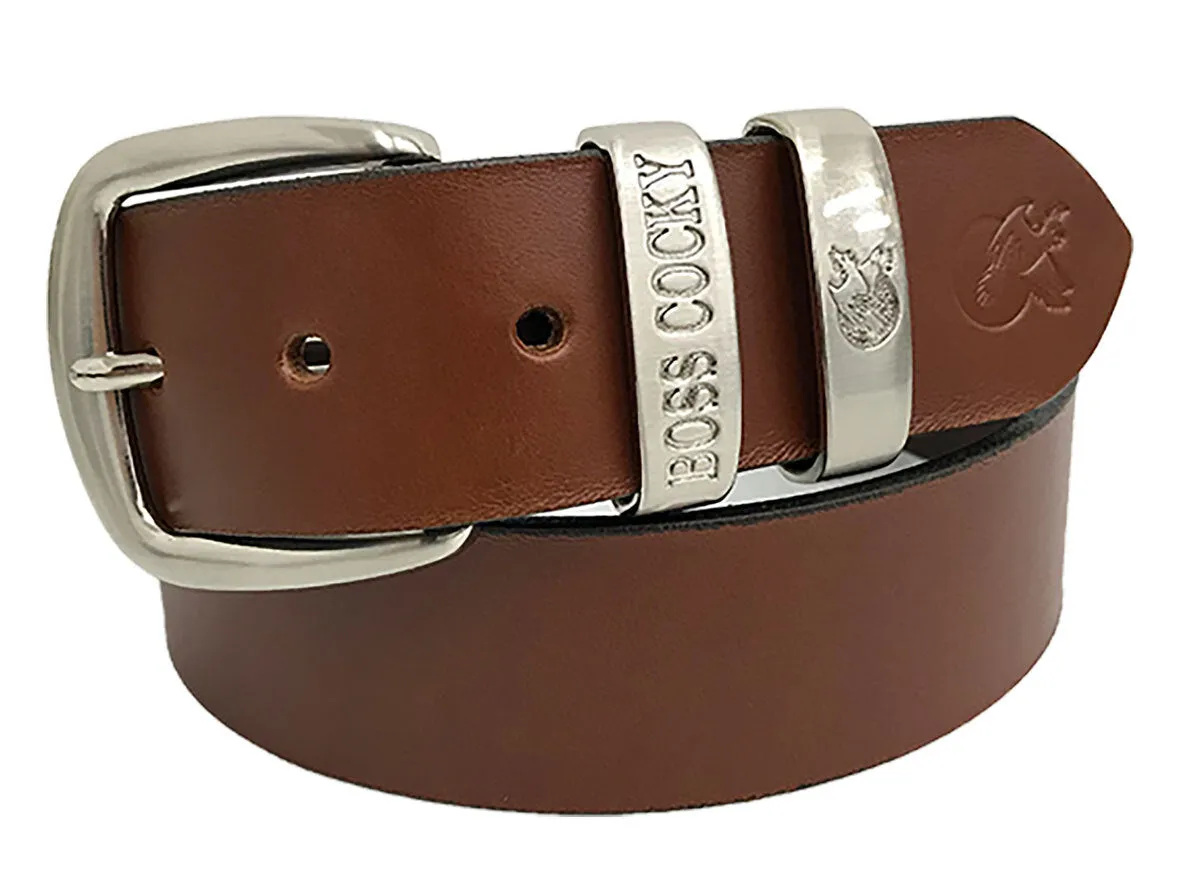 Boss Cocky Mens Muster Belt - Tan