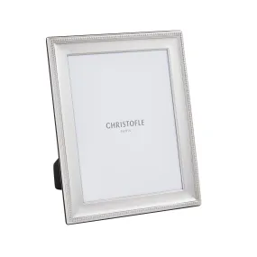 Christofle Paris - Perles - Silver Plated Picture Frame 7 x 9