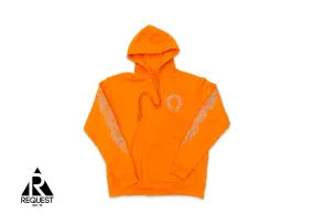 Chrome Hearts Horseshoe Miami Exclusive Hoodie Orange/Metallic Silver