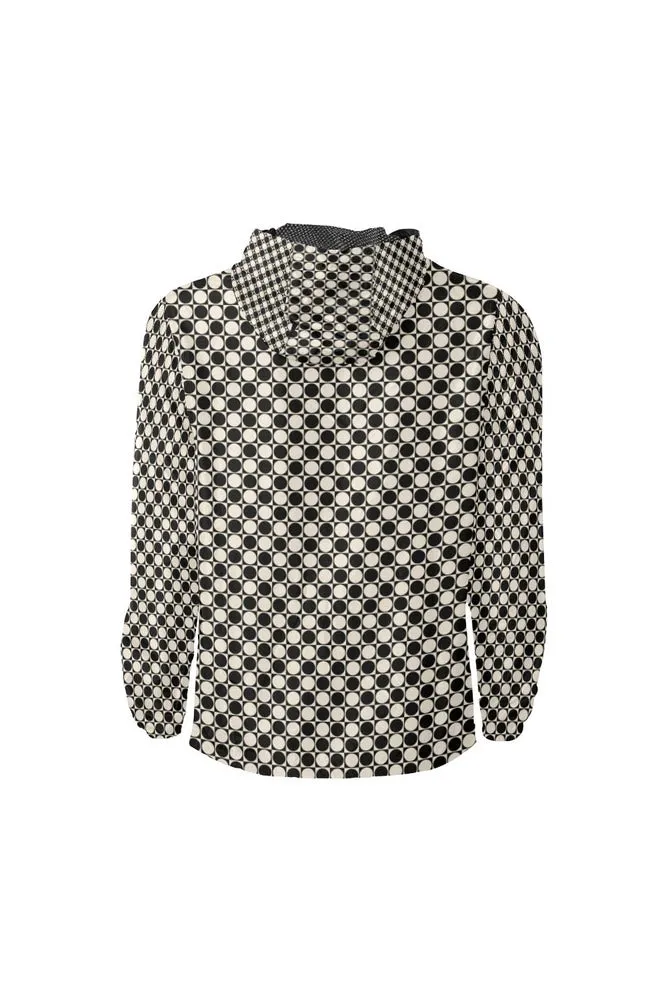 Circle in Square All Over Print Windbreaker for Men