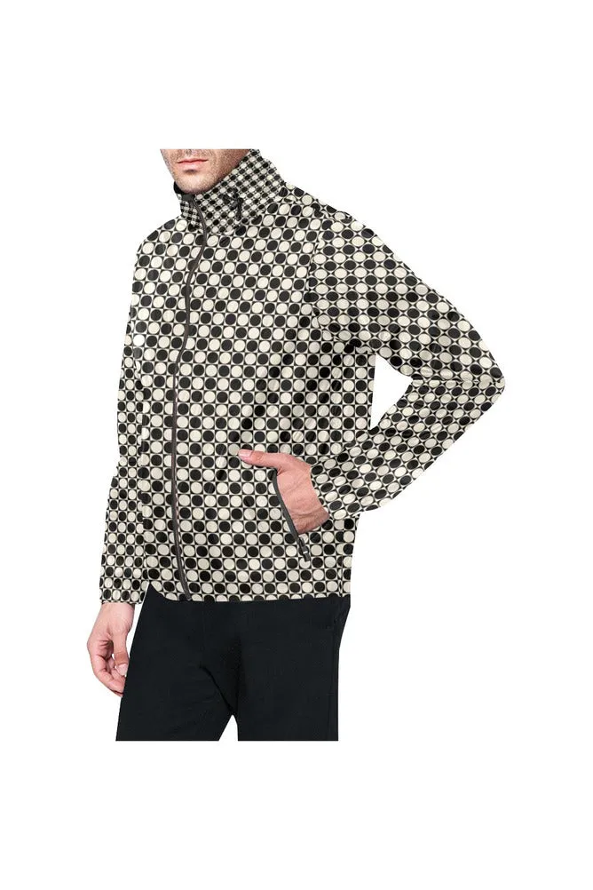 Circle in Square All Over Print Windbreaker for Men