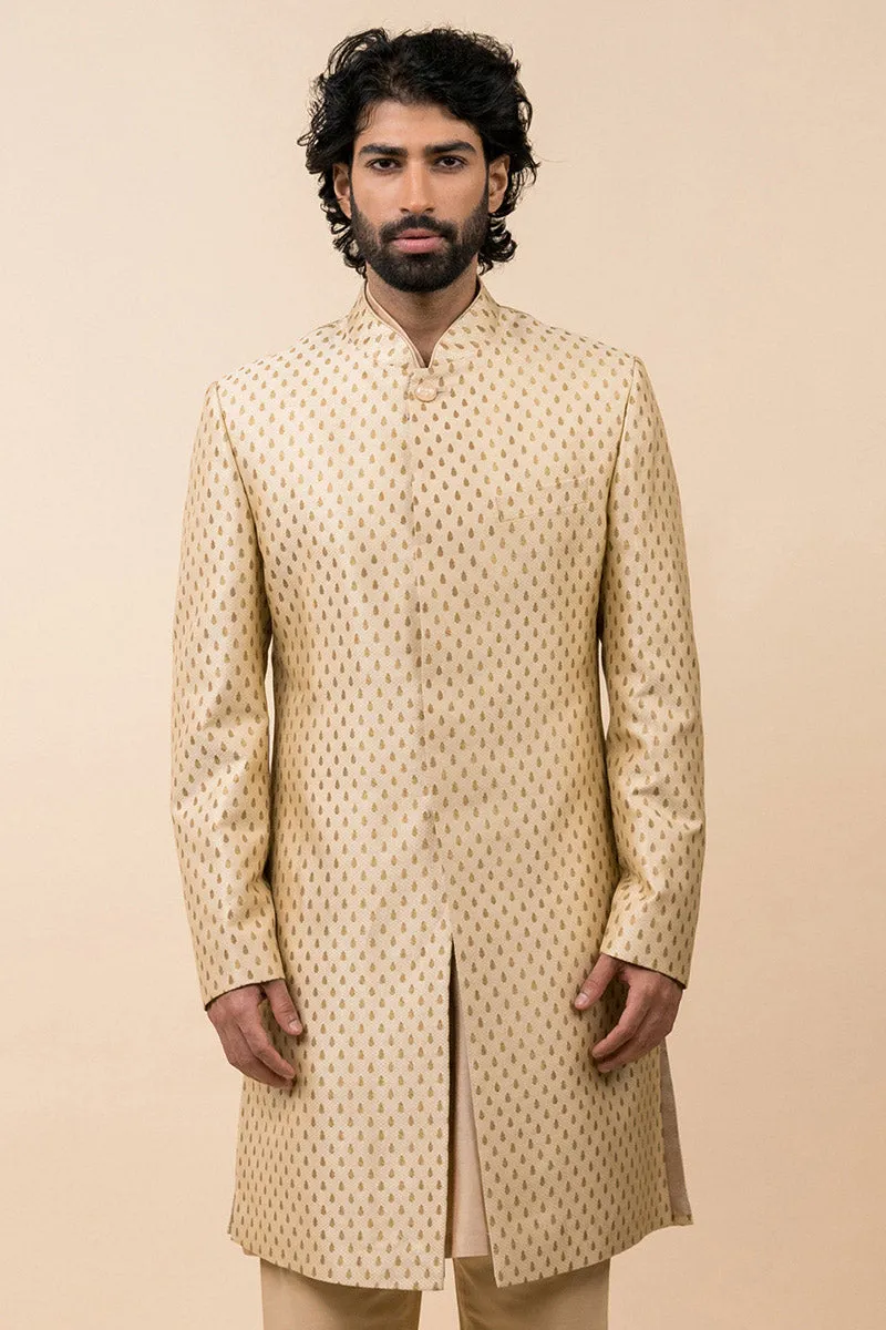 Classic Achkan In Fine Brocade