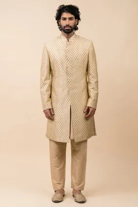 Classic Achkan In Fine Brocade