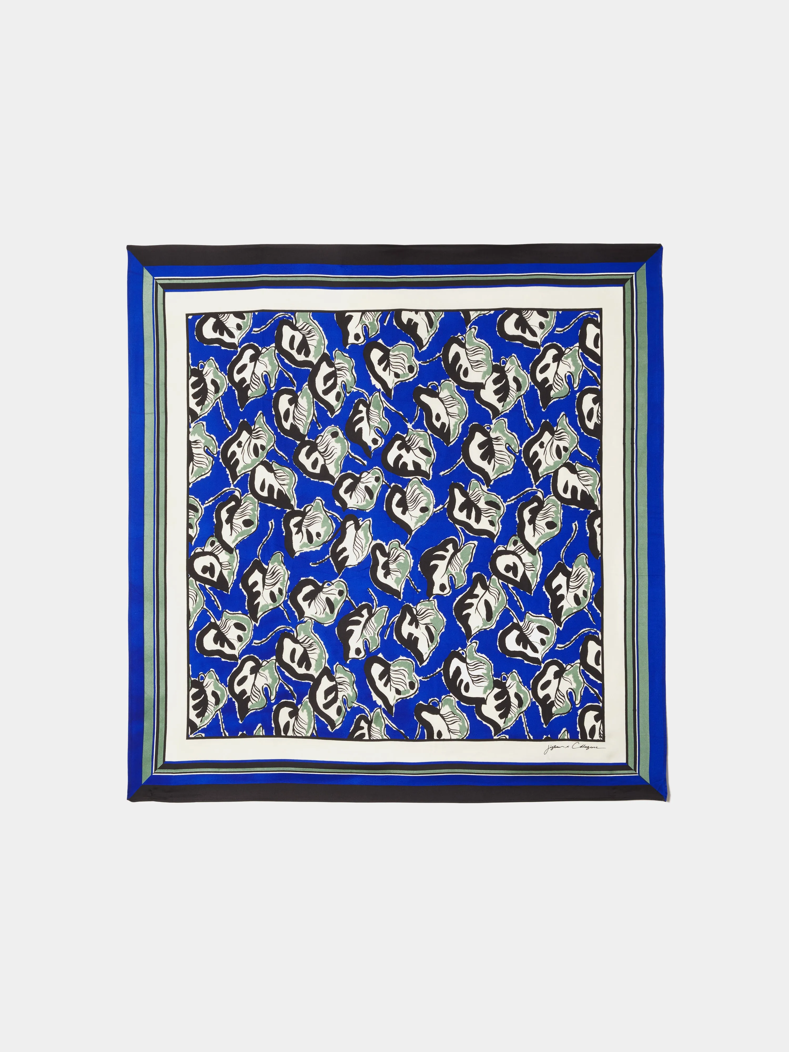 Collagerie Arthouse Silk Twill Square | Blue