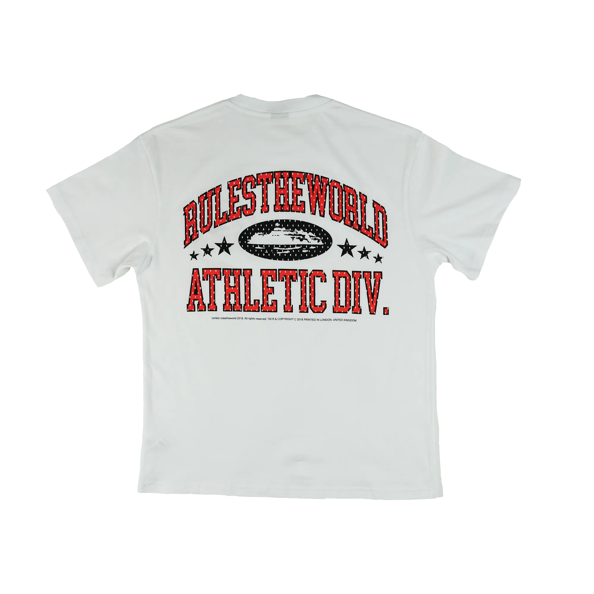 Corteiz Athletic Division T-Shirt White/Red