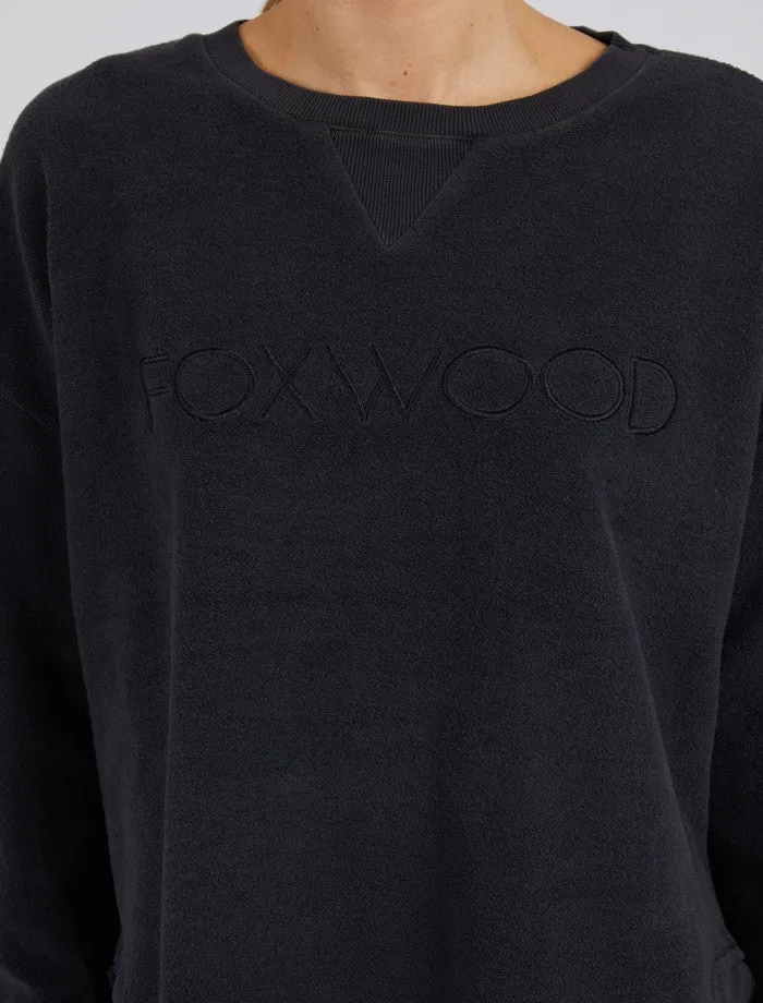 Cozy Simplified Crew (Washed Black)