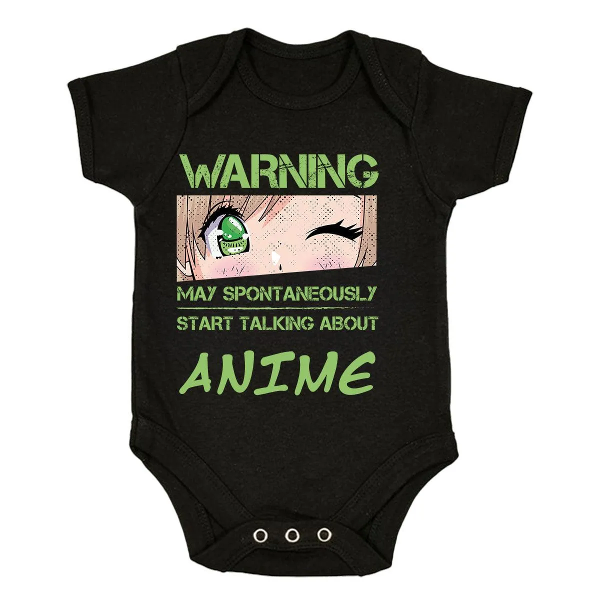 Cutie Japanese Manga Anime T-shirt Black and White Tee 6 Baby & Toddler Body Suit