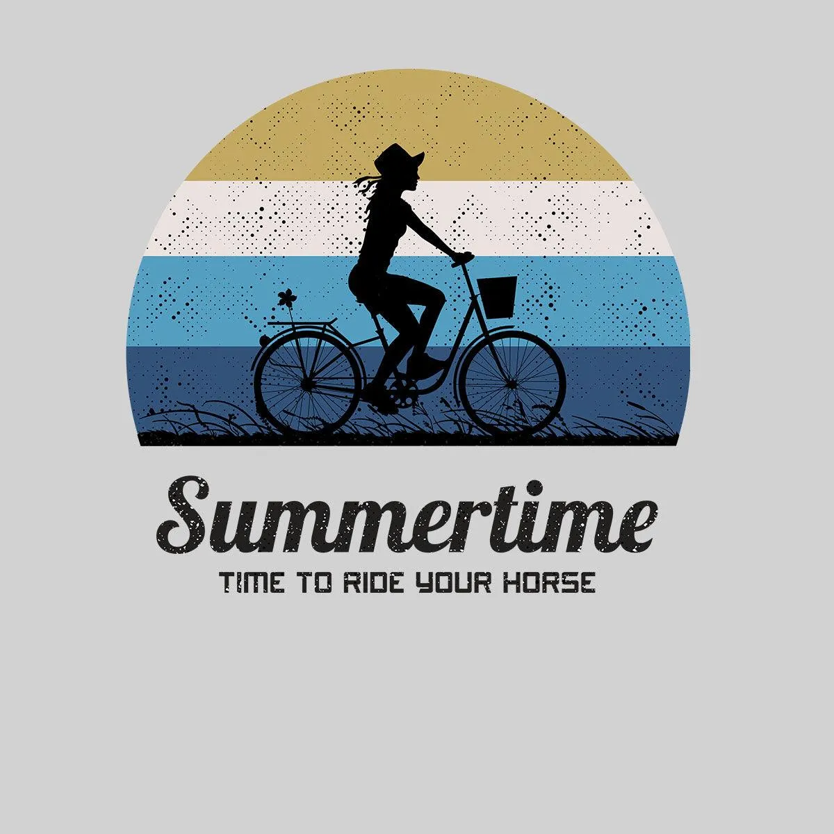 Cycling T-Shirt Summertime - Time to Ride Bicycle Racer Road Adult Unisex T-Shirt