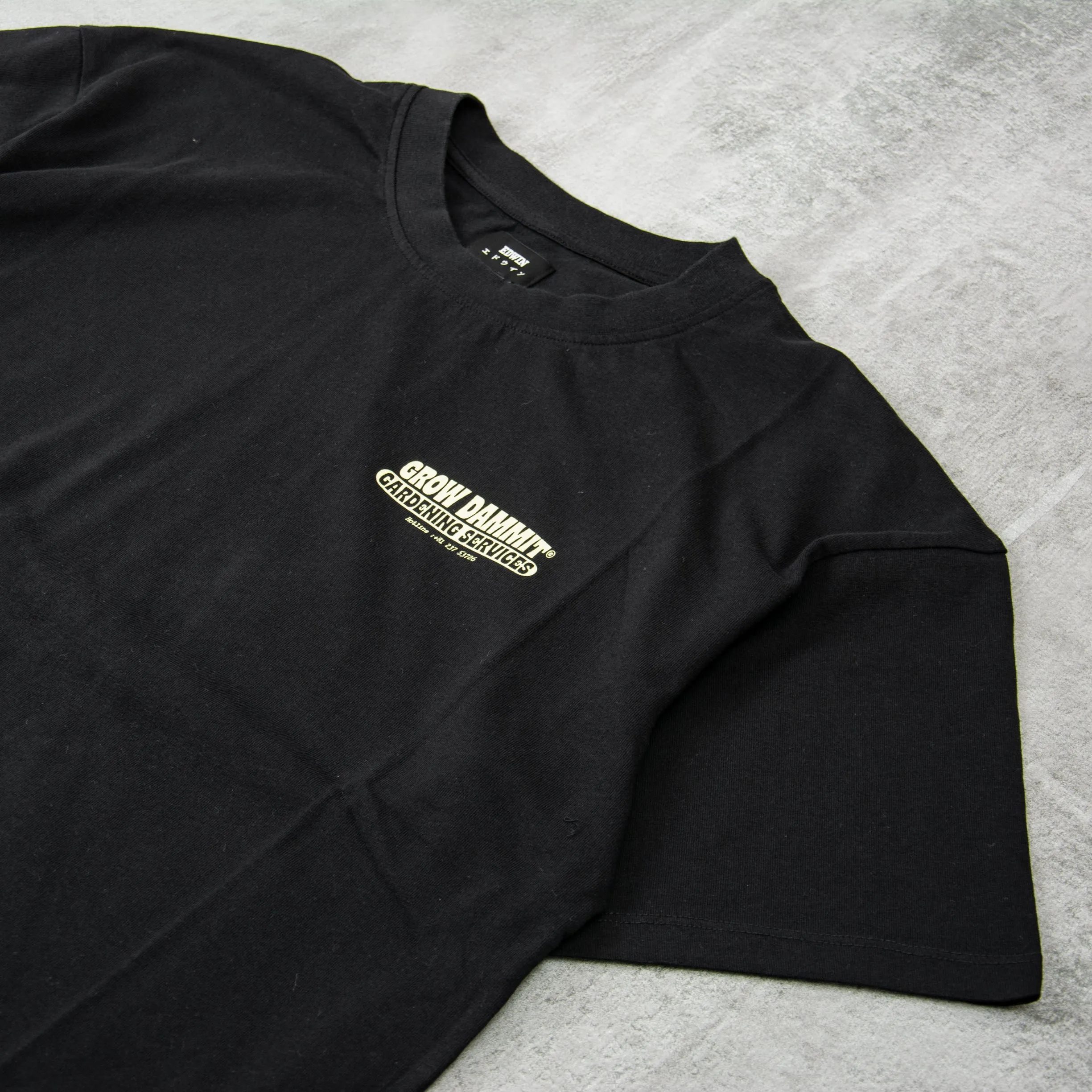 Edwin Gardening Services S/S Tee - Black