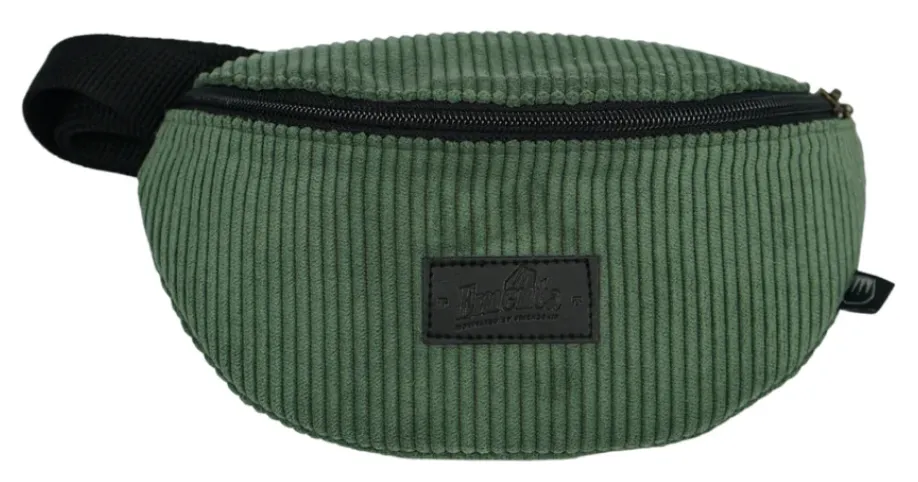 EMENTA SB - FREI PATCH CORDUROY BAG - GREEN