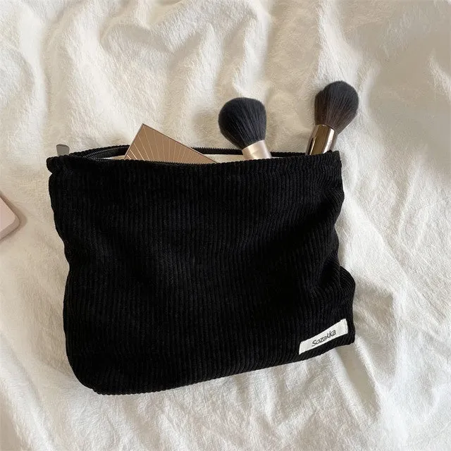 FA Make up Bag Cord Black