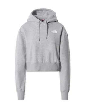 Felpa Donna The Notrh Face Trend Crop Hoodie Grey