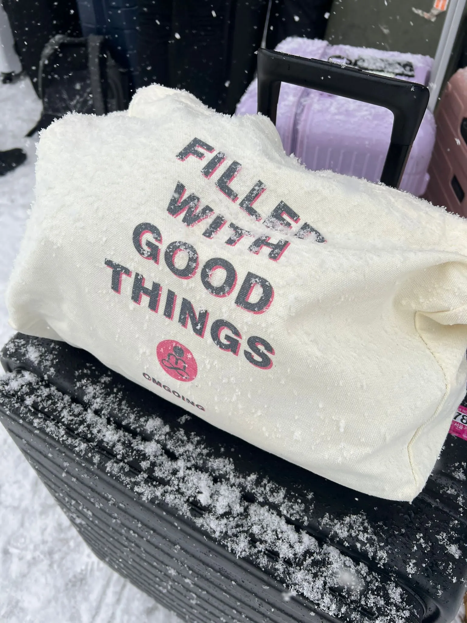 Filled With Good Things Large Tote