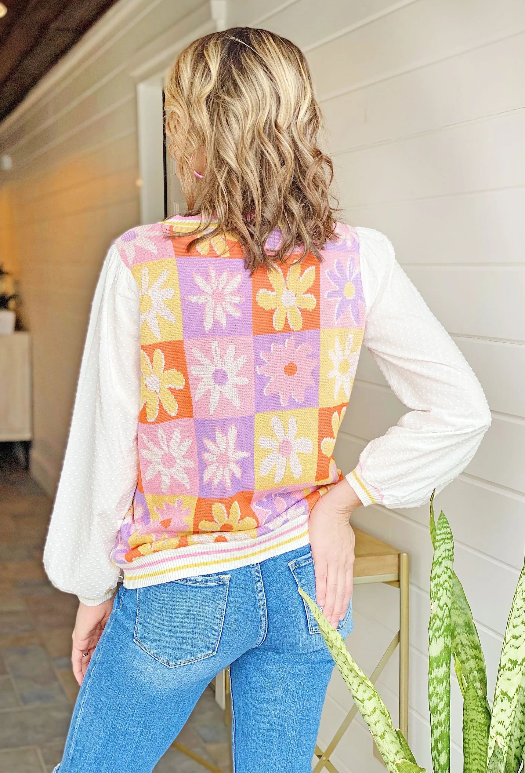 Flower Market Strolls Sweater