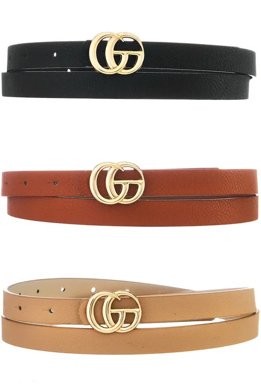 G Belt- Skinny-Color Options