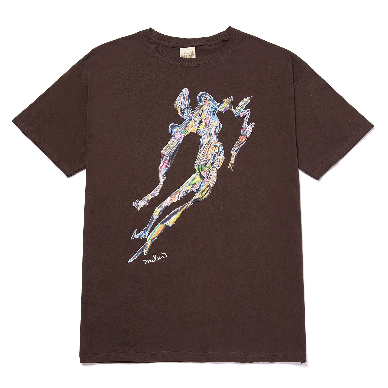 HUF x MILES DAVIS T-SHIRT UNTITLED SS CHOCOLATE