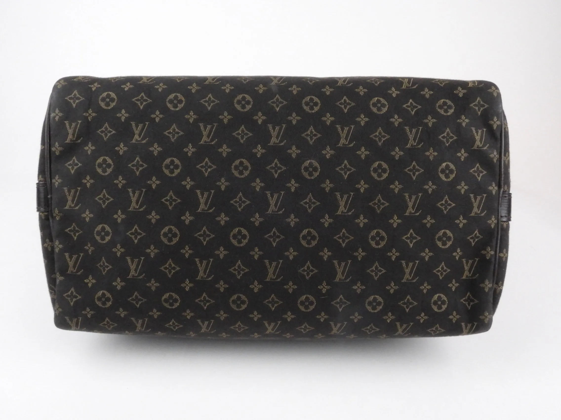 Louis Vuitton Brown Fusain Monogram Idylle Canvas Speedy 30 Bandoulier