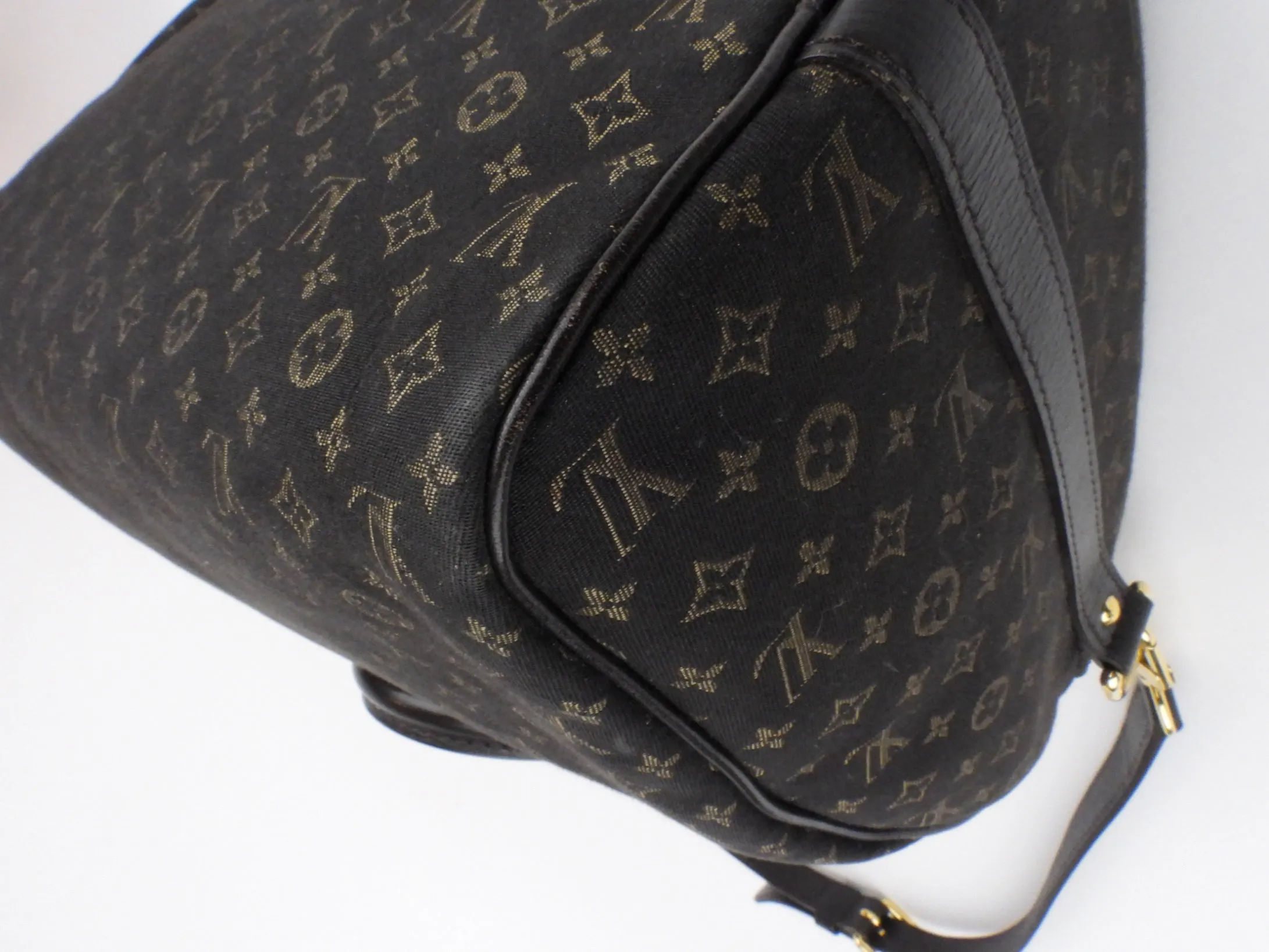 Louis Vuitton Brown Fusain Monogram Idylle Canvas Speedy 30 Bandoulier