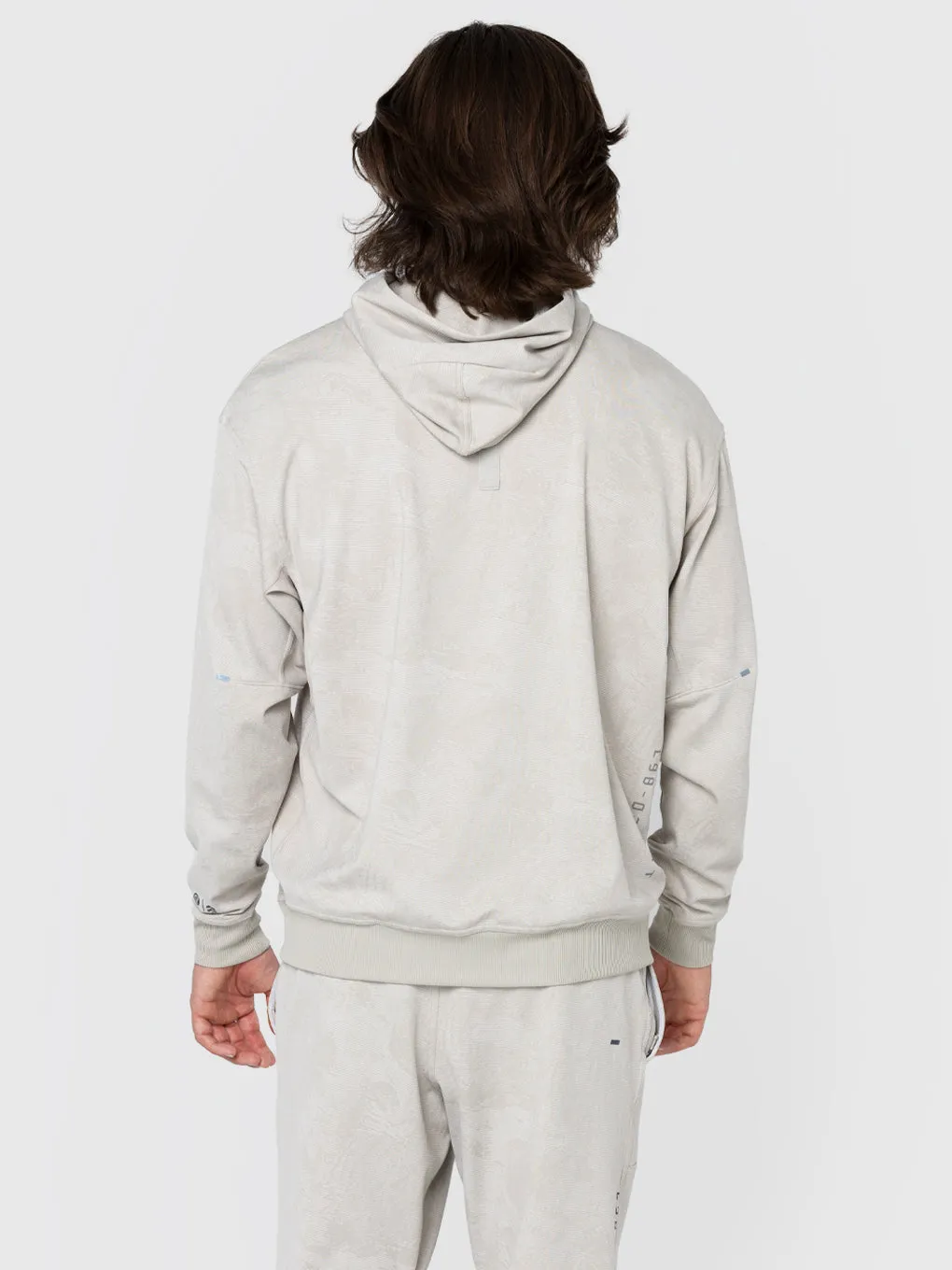 LULULEMON X BARRY'S MARBLE LINEN CLASSIC HOODIE