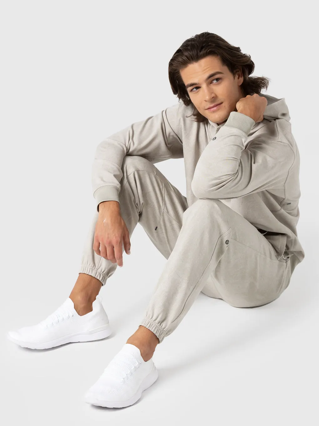 LULULEMON X BARRY'S MARBLE LINEN CLASSIC HOODIE