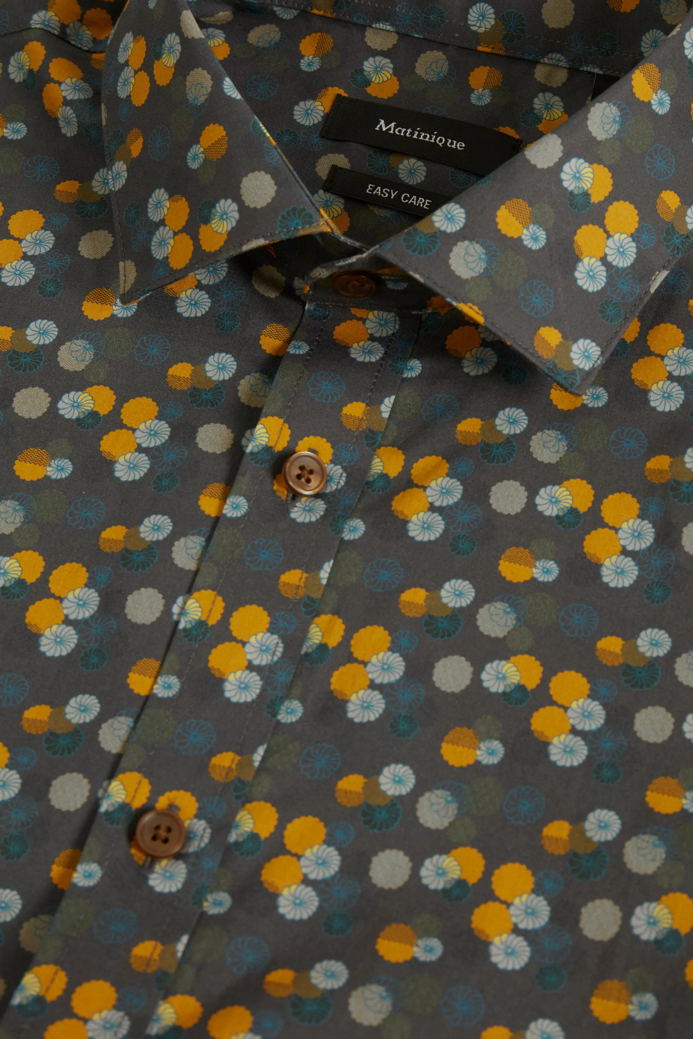 Matinique Trostol Rust Print Shirt/Arrowwood - SALE AW22