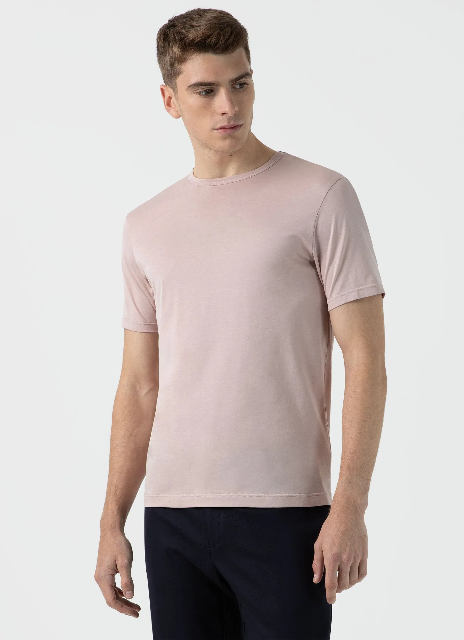 Men's Classic T-shirt in Pale Pink