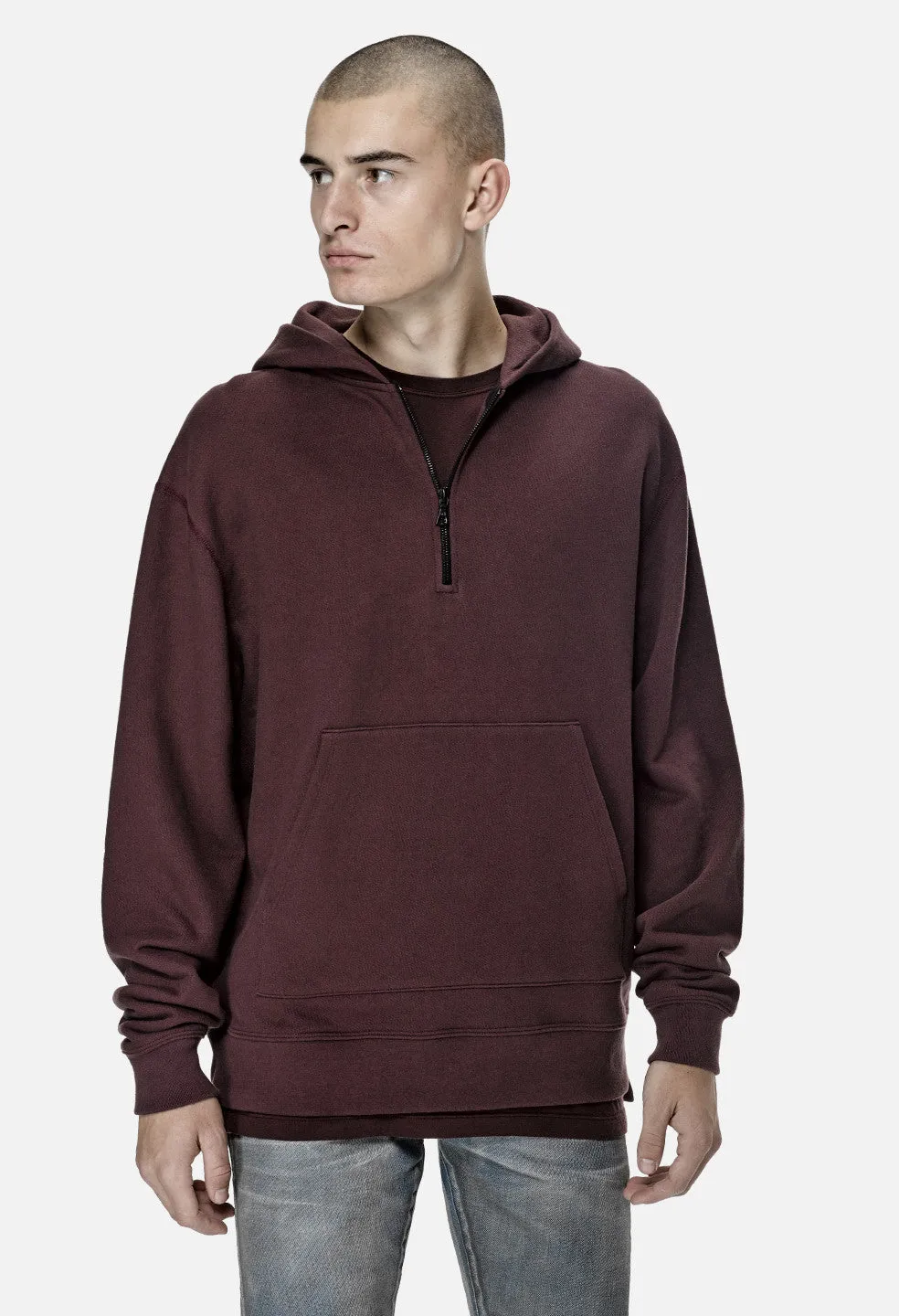 Mercer Half Zip / Maroon