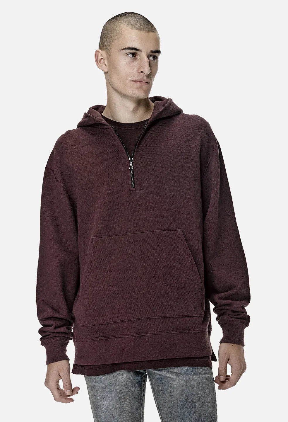 Mercer Half Zip / Maroon