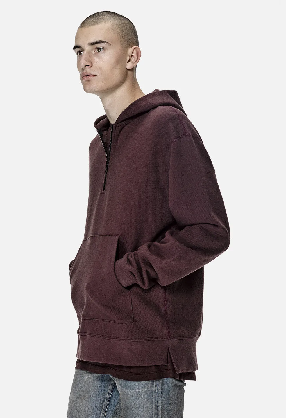 Mercer Half Zip / Maroon