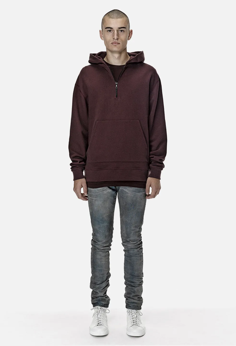 Mercer Half Zip / Maroon