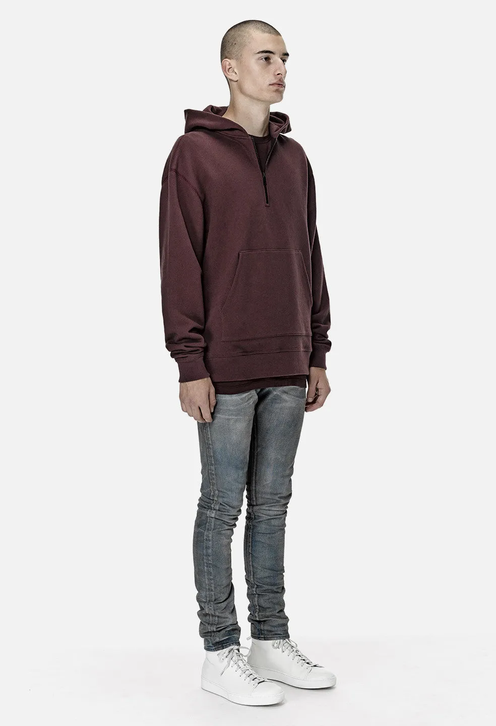 Mercer Half Zip / Maroon