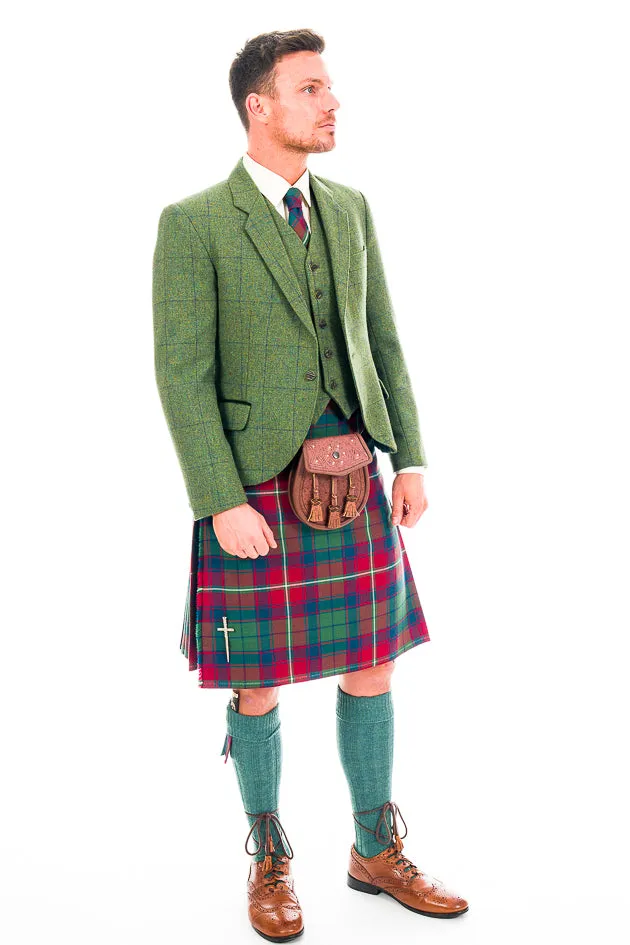 Muted Red Roxburgh tartan - mens kilts only