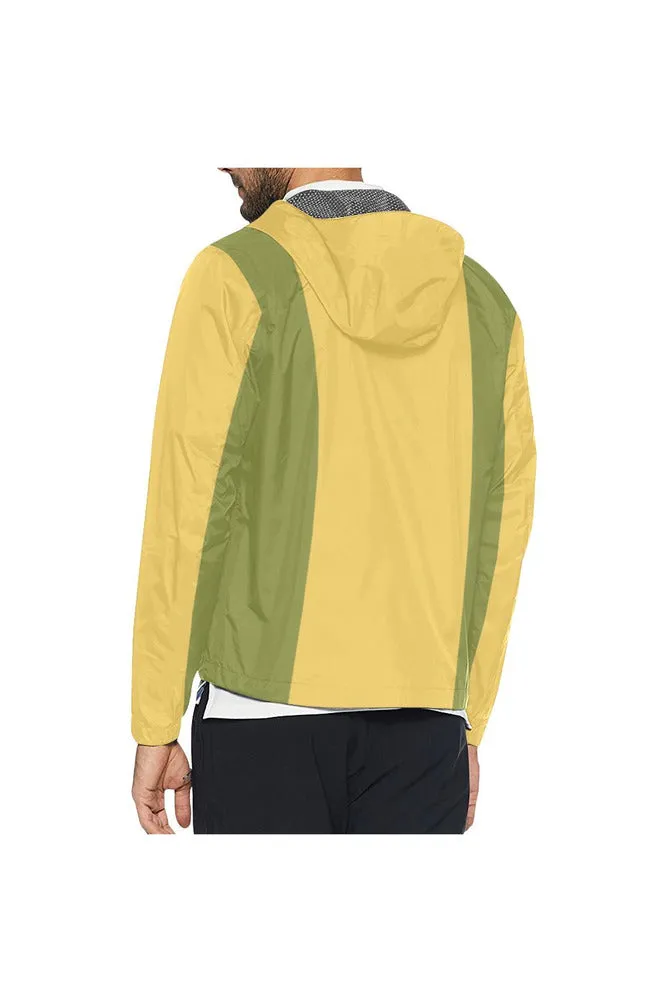 Peppe rGreen & Aspen Gold All Over Print Windbreaker for Men (Model H23)