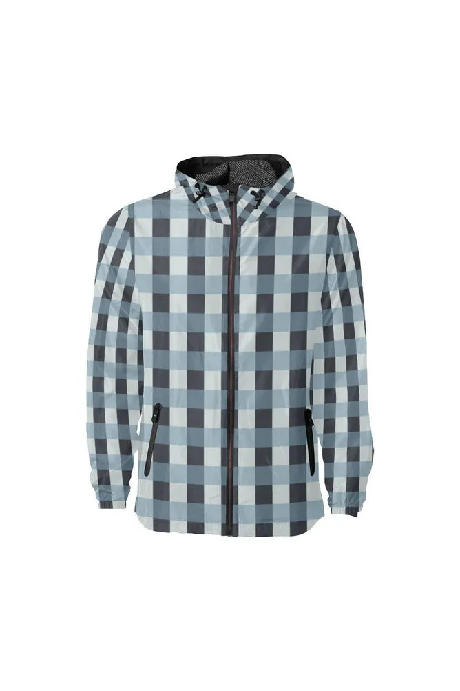 Plaid Planet All Over Print Windbreaker for Men