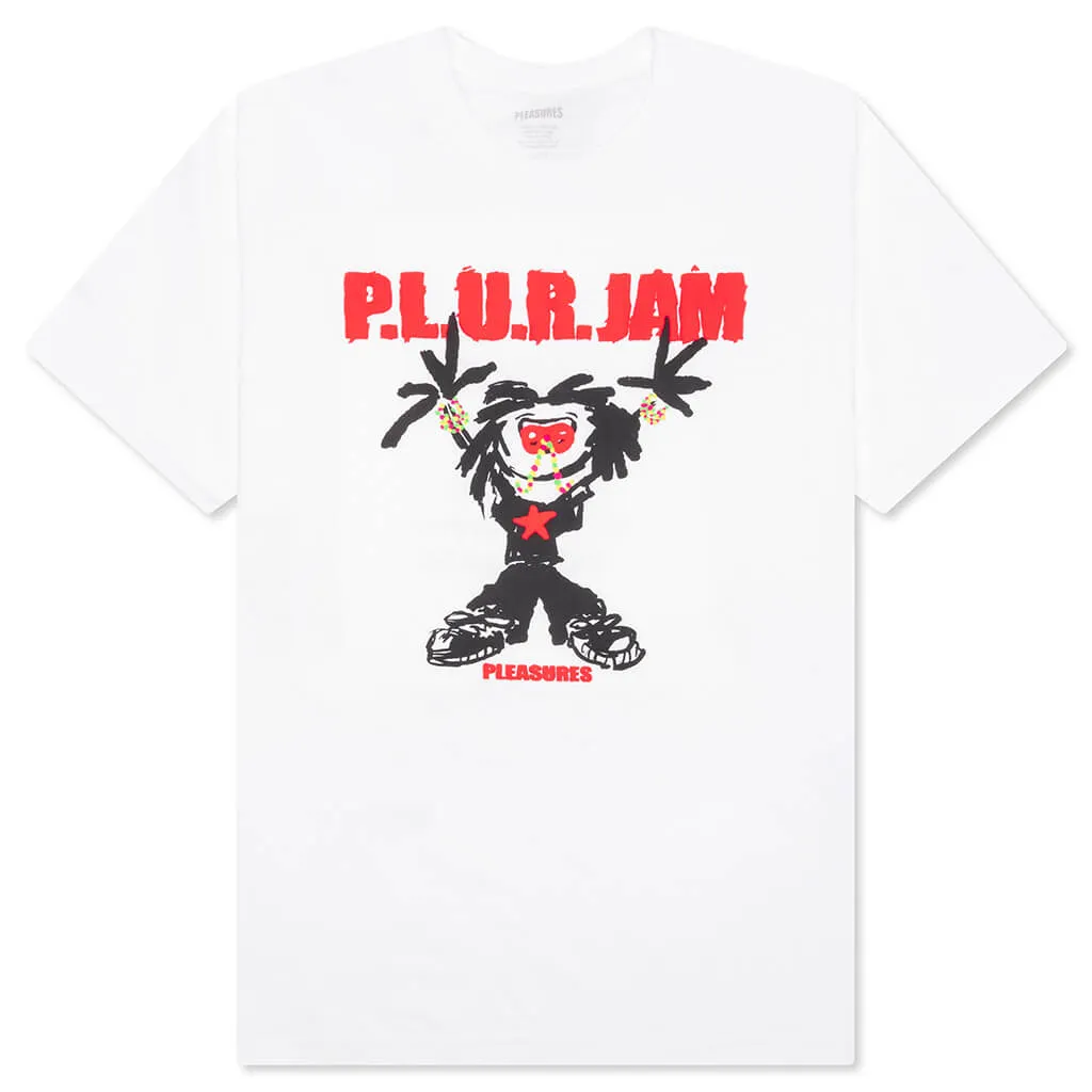 P.L.U.R. Jam T-Shirt - White