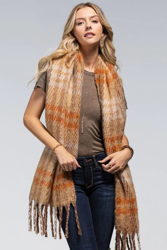 Plush Oblong Scarf