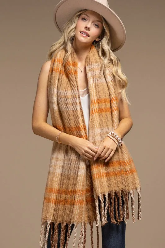 Plush Oblong Scarf