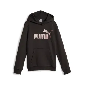 Puma girl's sweatshirt with hood and large logo 670310-56 black-bronze