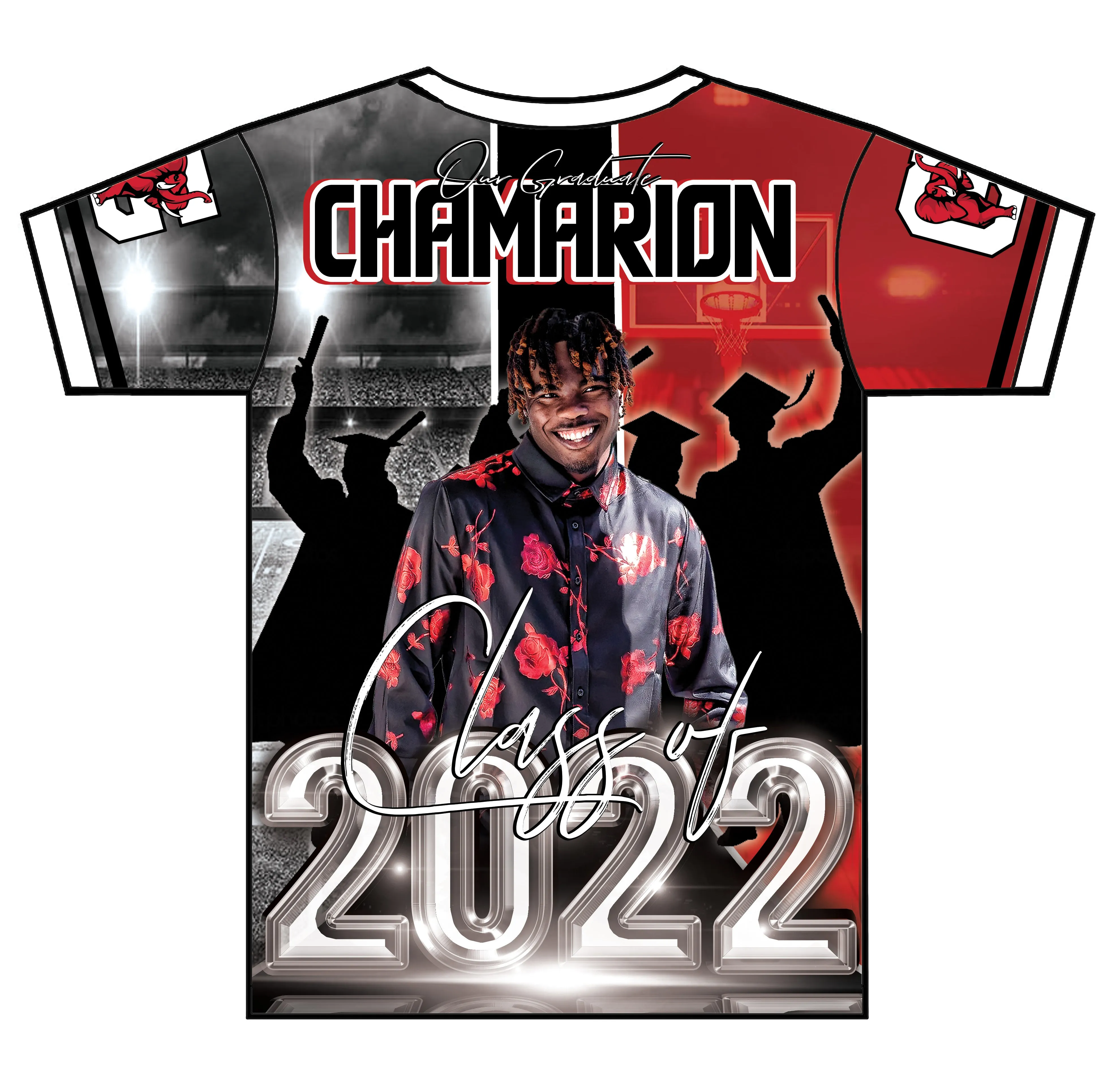 "Chamarion" Custom Designed Graduation 3D shirt