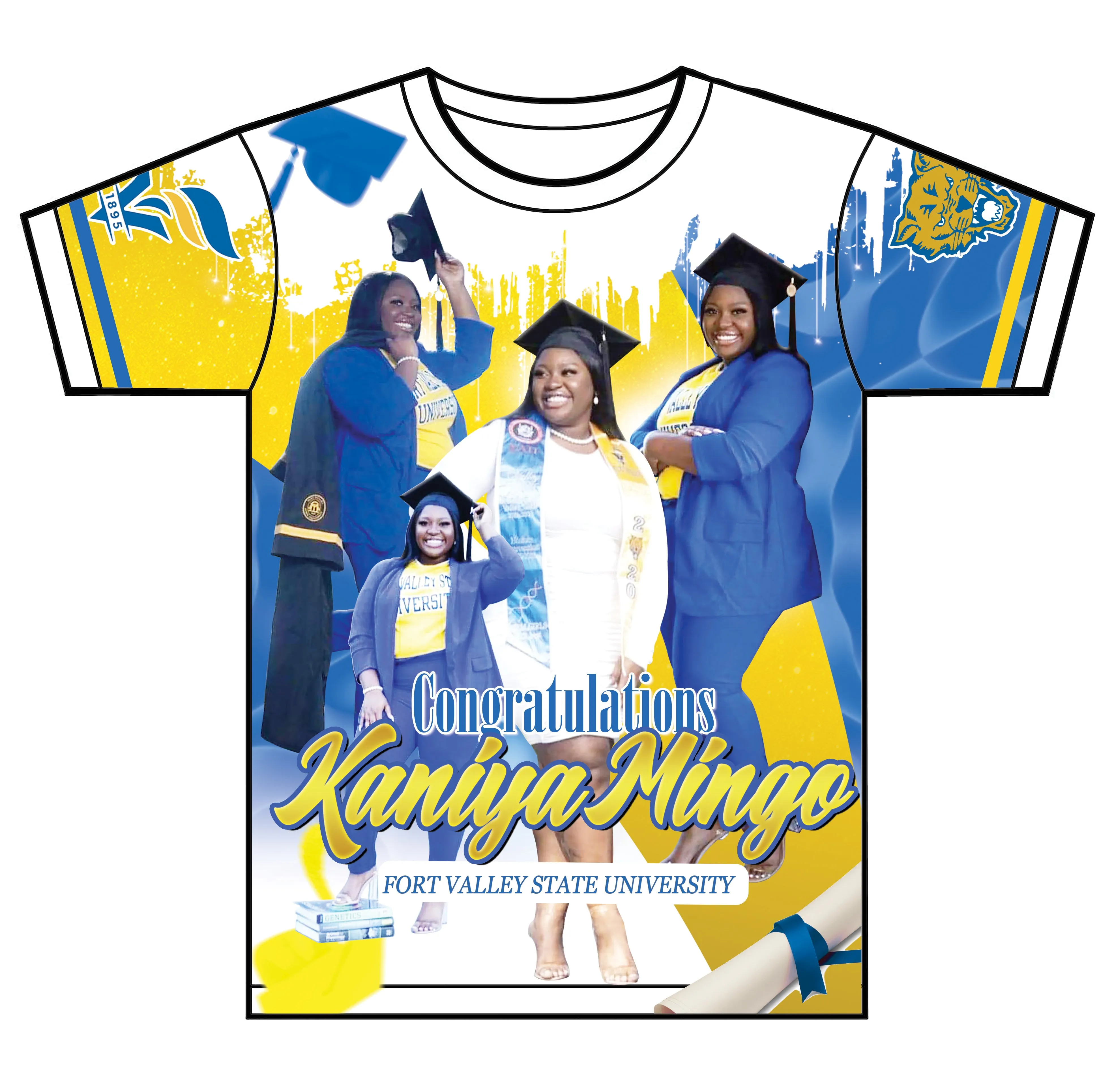 "I Believed" Custom Designed Graduation 3D shirt