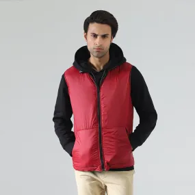 Reversible Sleeveless Puffer Jacket-HWMB1322005