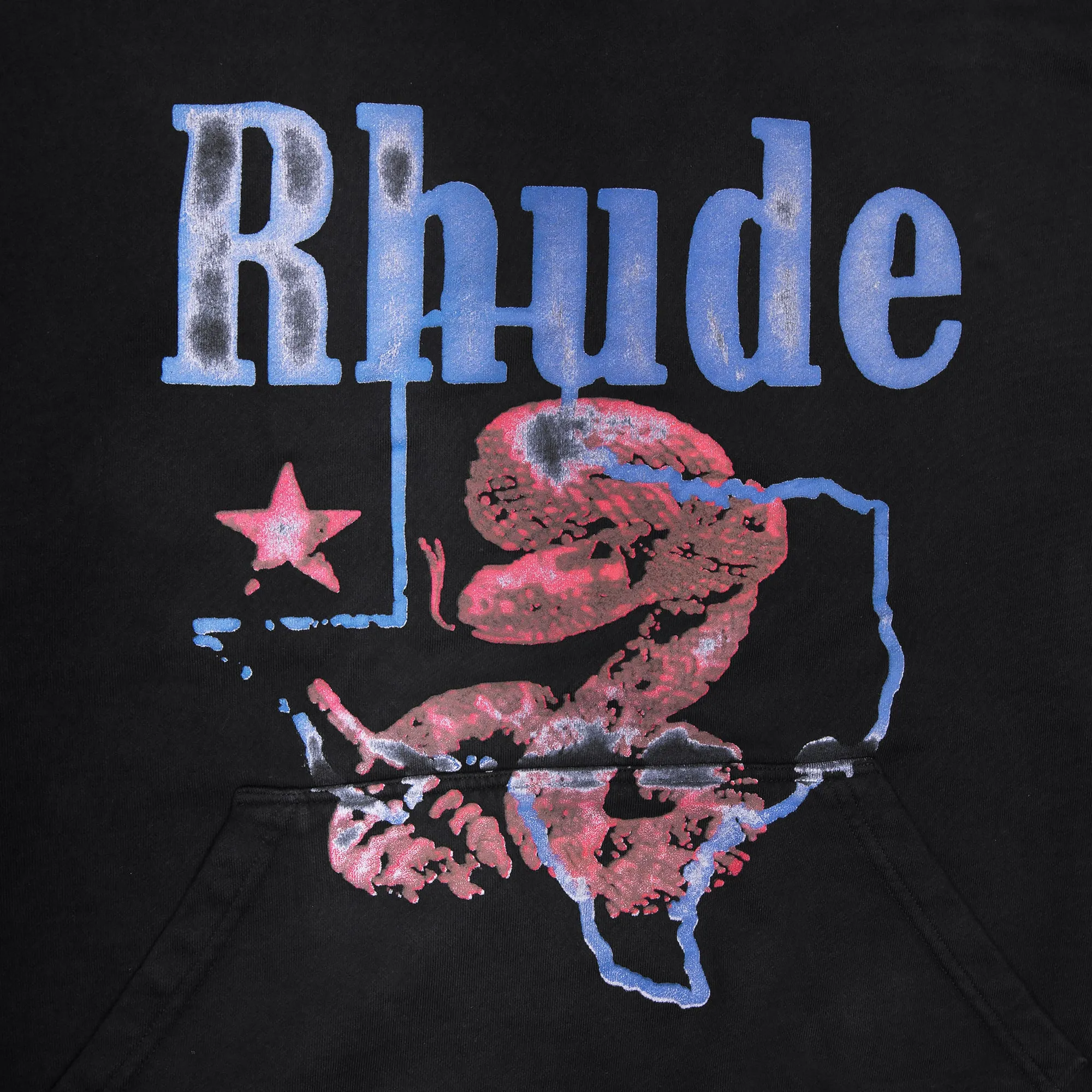 Rhude Mens Texas Snake Hoodie