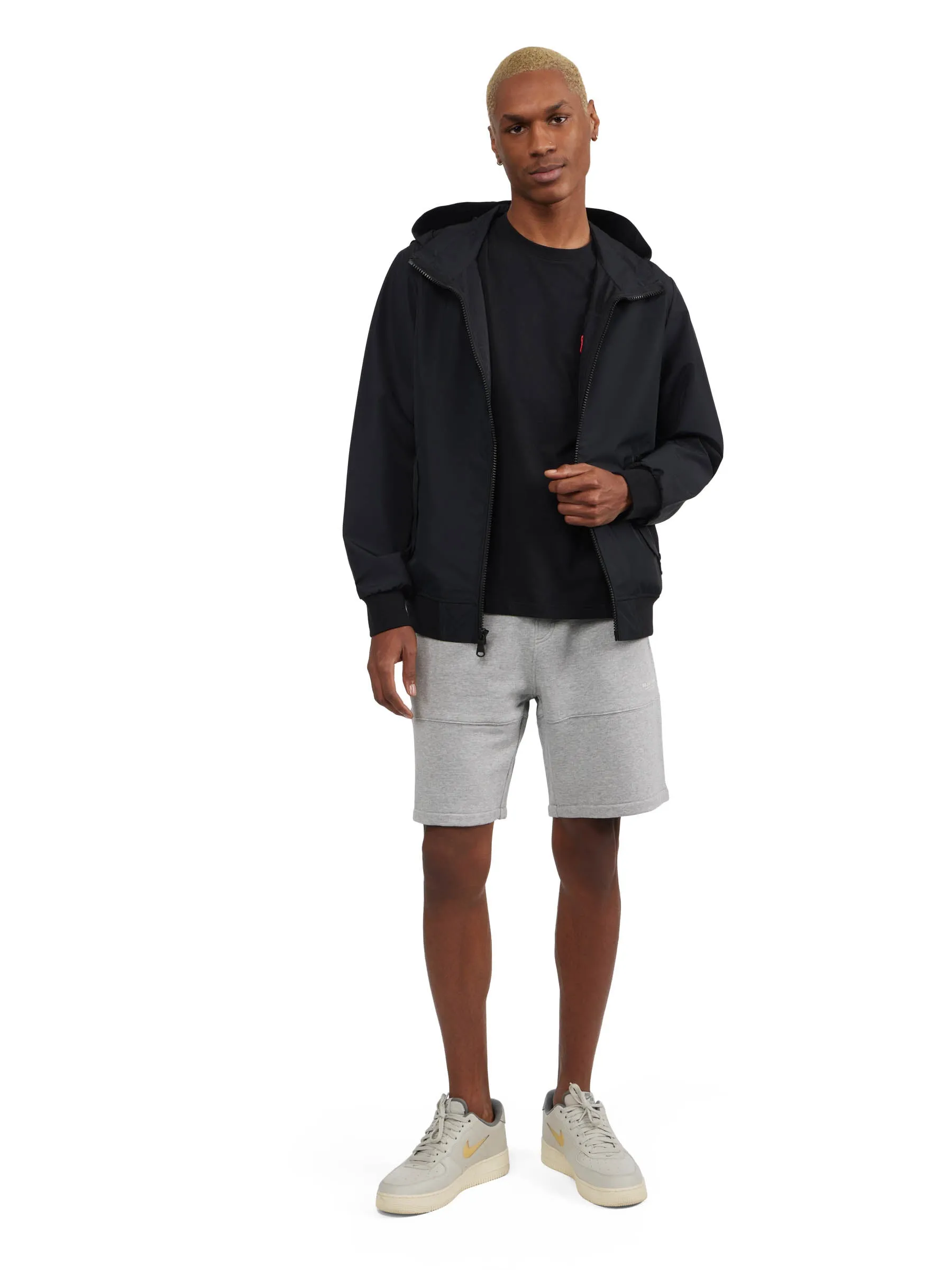 Riku Men's Golf-Style Rain Shell w/ Detachable Hood