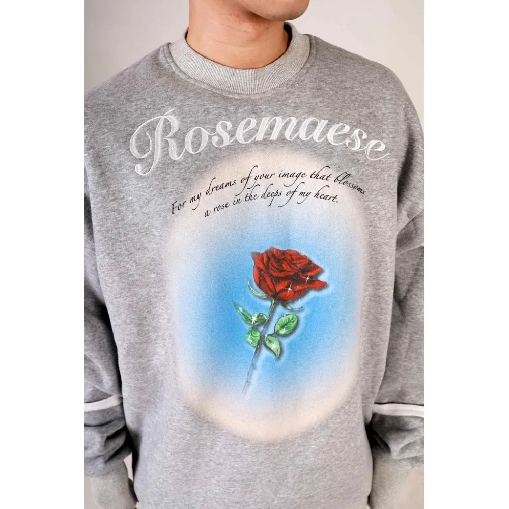 ROSEMAESE BLOSSOM SWEATER-GREY